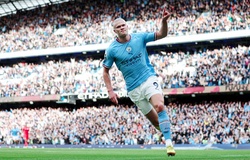 Haaland ghi bàn cho Man City trên sân nhà với tốc độ “tên lửa”