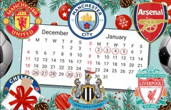 Ngoại hạng Anh công bố lịch thi đấu Boxing Day và Năm mới