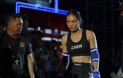 Nhan sắc “không thể rời mắt” của hot-girl MMA Phạm Nhung tại bán kết LION Championship