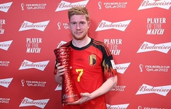 De Bruyne không biết vì sao được trao danh hiệu cầu thủ xuất sắc nhất trận