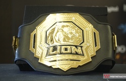 Chiếc đai vô địch 1 tỷ đồng của LION Championship: Vàng 24K nguyên khối, nặng 9kg
