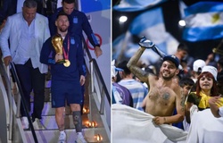 Hình ảnh người dân Argentina đổ ra đường đón chào Messi và các đồng đội