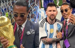 Đầu bếp nổi tiếng lẻn vào tiệc ăn mừng ở Qatar, nâng cúp khiến Messi nổi giận