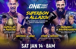 ONE Championship: Chingiz Allazov 3 lần đấm gục Superbon giành đai vô địch