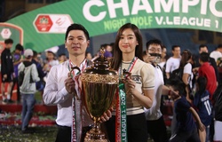 Điều ước của hoa hậu Đỗ Mỹ Linh cùng ông xã chủ tịch CLB Hà Nội ở trận Siêu cúp QG 2022