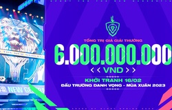 Đấu Trường Danh Vọng Mùa Xuân 2023 công bố số tiền thưởng kỷ lục