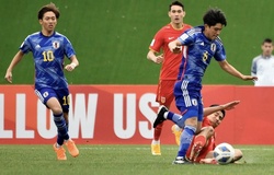 U20 Trung Quốc thua ngược Nhật với những chỉ số lép vế hoàn toàn