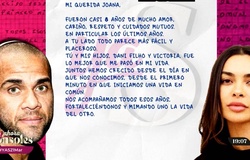 Dani Alves gửi tâm thư cho vợ từ nhà tù, thề tiếp tục chiến đấu