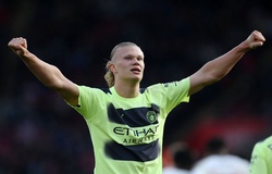 Haaland lập cú đúp, áp sát kỷ lục của Salah và Van Nistelrooy