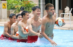 SEA Games 32: U22 Việt Nam thể hiện tinh thần lạc quan trước "đại chiến" với U22 Malaysia