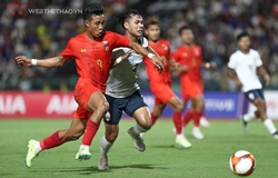 U22 Campuchia có nguy cơ bị loại sau khi thua U22 Myanmar