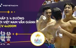 Bộ 4 Huy Hoàng, Quý Phước, Kim Sơn, Hưng Nguyên giành HCV 4x200m kịch tính | SEA Games 32