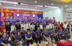 Trang trọng Lễ xuất quân Đoàn thể thao người khuyết tật Việt Nam dự ASEAN PARAGAMES 12