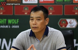 Phản ứng bất ngờ của HLV Huy Hoàng khi trọng tài "cướp" bàn thắng của SLNA