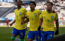 Brazil chơi với 10 người vẫn thắng đậm ở vòng 1/8 giải U20 thế giới