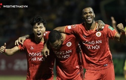 Xé toang hàng thủ chắc nhất V.League, CAHN đè bẹp Thanh Hóa, áp sát vị trí số 1 của đối thủ