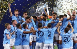 Man City trở thành đội thứ 8 đoạt cú ăn ba vĩ đại