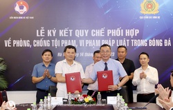VFF ký kết với Cục Cảnh sát hình sự về phòng chống tội phạm, vi phạm pháp luật trong bóng đá