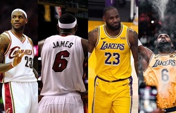 Giã từ áo số 6, LeBron James trở lại với số áo quen thuộc