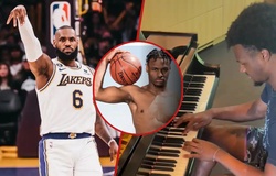 Con trai LeBron James đánh đàn sau vụ ngưng tim: "Chúa thật vĩ đại"