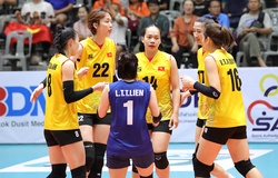 Thể hiện đẳng cấp vượt trội, Việt Nam vươn lên ngôi đầu bảng giải bóng chuyền nữ châu Á 2023