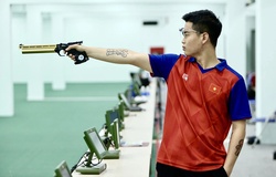 HCV ASIAD Phạm Quang Huy và VĐV Việt Nam tranh tài cùng xạ thủ Hàn Quốc ở giải Bắn súng Vô địch quốc gia 2023