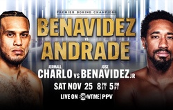 Kết quả Boxing: David Benavidez đánh Demetrius Andrade bỏ cuộc