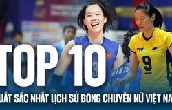 Top 10 VĐV xuất sắc nhất lịch sử bóng chuyền Việt Nam: Thanh Thúy vẫn chưa thể vượt tượng đài Ngọc