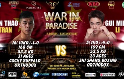 Võ sĩ Top 4 Trung Quốc có thể khiến Trần Văn Thảo gặp khó ở "War in Paradise"?