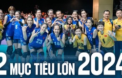Đội tuyển bóng chuyền nữ Việt Nam đặt mục tiêu vô địch 2 giải đấu quan trọng trong năm 2024