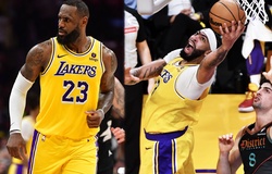 LeBron James chase-down block tuyệt đẹp, cùng Davis và LA Lakers tặng Wizards chuỗi 13 trận thua