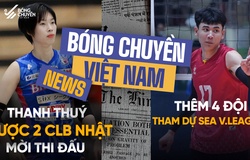 TIN BÓNG CHUYỀN | NGÀY 8/4 | Thanh Thúy được CLB Nhất mời thi đấu, thêm 4 đội dự SEA Vleague