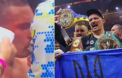 Xác nhận video "hành động lạ" của Usyk ở hiệp 7 trận gặp Tyson Fury không phải là "dùng thuốc"