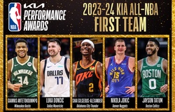 Đội hình tiêu biểu All-NBA mùa giải 2023-24: Jokic, Doncic và dàn sao quốc tế thống trị NBA