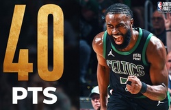 Jaylen Brown ghi 40 điểm, Celtics bảo vệ lợi thế sân nhà ở Chung kết miền Đông NBA Playoffs 2024