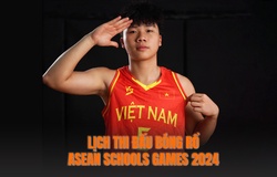 Lịch thi đấu bóng rổ ASEAN Schools Games 2024 - Đại hội Thể thao Học sinh Đông Nam Á lần thứ 13 hôm nay mới nhất