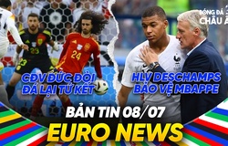 BẢN TIN EURO 2024 | Ngày 8/7 | Cổ động viên Đức đòi đá lại trận tứ kết, HLV Deschamps bảo vệ Mbappe