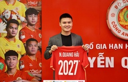 Chuyển nhượng V.League: Quang Hải gia hạn hợp đồng với CAHN