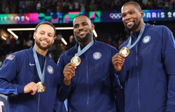 Vượt LeBron James và Stephen Curry, Kevin Durant có thành tựu độc nhất cùng tuyển Mỹ sau Olympic 2024