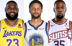 Stephen Curry cùng LeBron James và Kevin Durant góp mặt trên vật phẩm lưu niệm đặc biệt