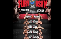 Trận Tyson Fury vs Usyk 2 chính thức chốt danh sách các trận undercard