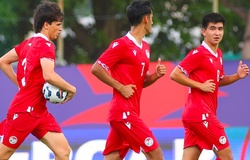 Trận đấu ở vòng loại U17 châu Á 2025 có tỷ số 33-0