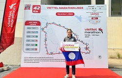 "Bông hoa Lào" Lodkeo Inthakoumman trước kỳ tích khó tin ở đường chạy Viettel Marathon 2024 chặng Angkor Wat