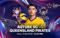 Link trực tiếp giải bóng chuyền AVC Champions League: Aqtobe VC vs Queensland Pirates
