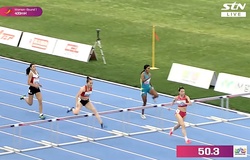 Quách Thị Lan nhẹ nhàng "vượt 400m rào" vào chung kết giải Vô địch điền kinh châu Á 2025