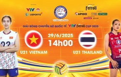 Link trực tiếp bóng chuyền VTV Cup hôm nay 29/6: U21 Việt Nam vs U21 Thái Lan