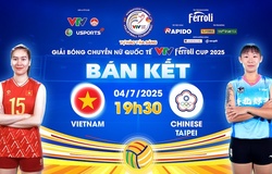 Link trực tiếp Bán kết bóng chuyền VTV Cup hôm nay 4/7: Việt Nam vs Đài Bắc Trung Hoa