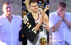 Video: Nikola Jokic đoạt cúp NBA cũng không rơi nước mắt như vô địch giải đấu này