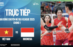 Link trực tiếp bóng chuyền nữ SEA V.League hôm nay 1/8: Việt Nam vs Indonesia