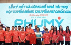 Nhà tài trợ Phú Mỹ cùng góp viên gạch tạo nấc thang lịch sử mới cho tuyển bóng chuyền nữ Việt Nam